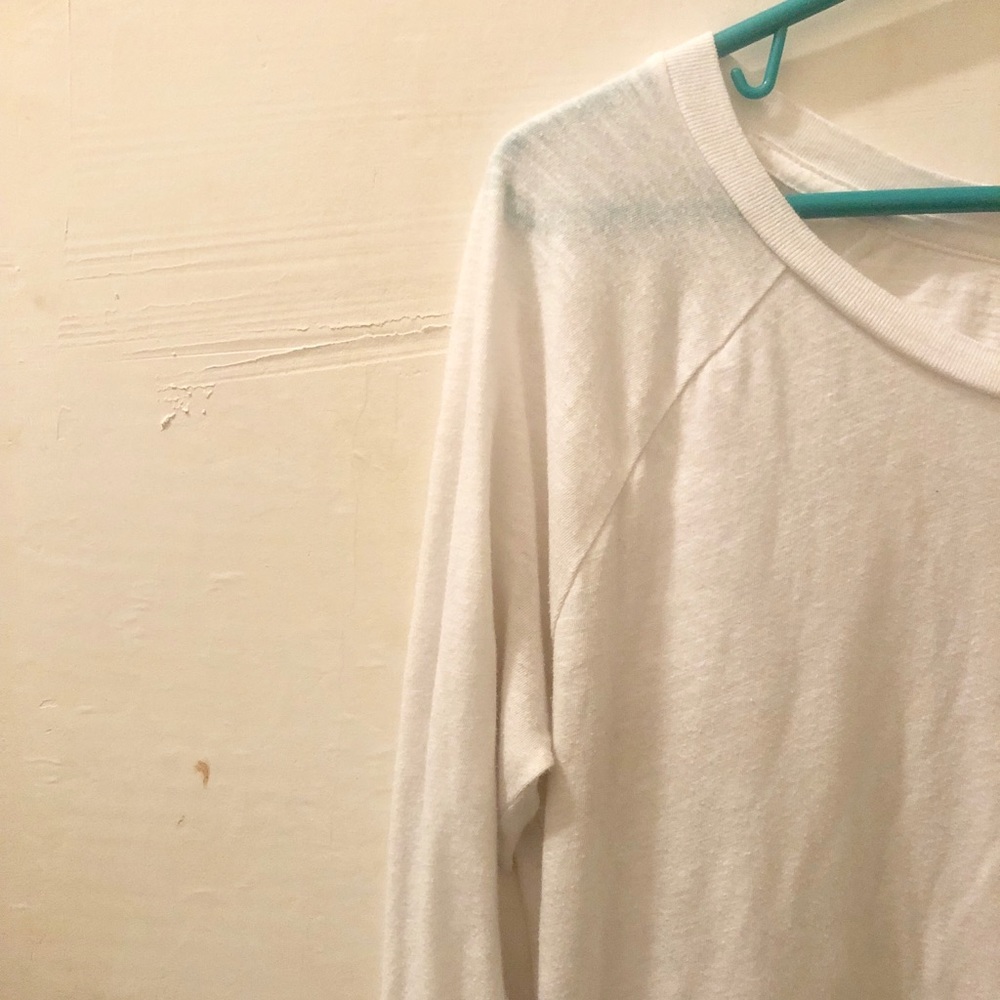 White PINK long sleeve
